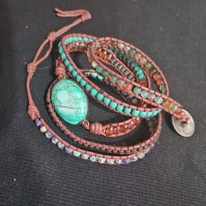 Bohemian Multi-Color Wrap Bracelet